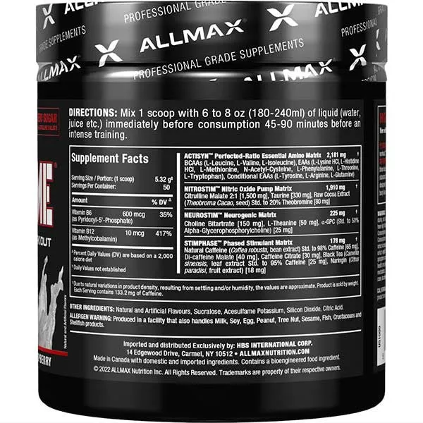 ALLMAX Nutrition Muscleprime Advanced Pre-Workout