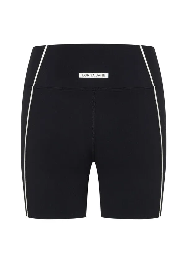 Lorna Jane Night Runner 16cm Bike Short - Black
